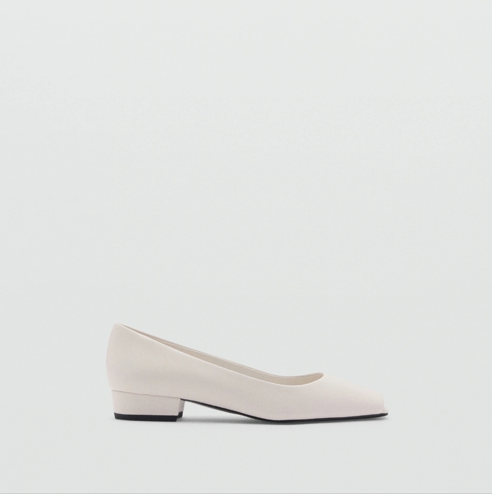 MANGO Open-toe Leather Shoes - Picture 2 of 10